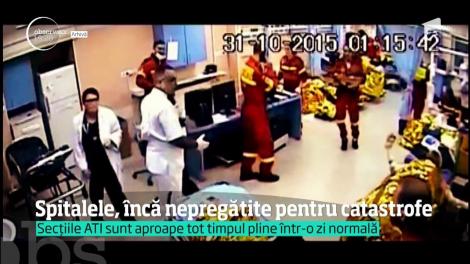 Spitalele, încă nepregătite pentru catastrofe! Planul Alb nu poate fi activat din lipsă de resurse umane și materiale