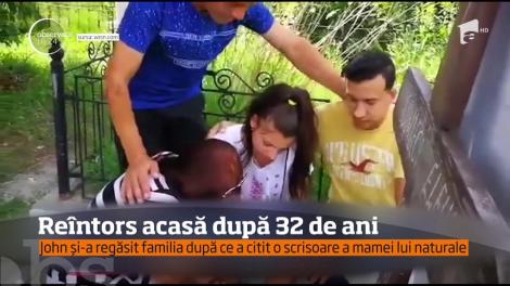 John venit acasă în România să-şi îmbrăţişeze fraţii naturali. După 26 de ani