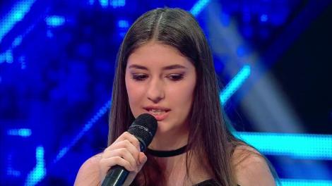 "Am așteptat să împlinesc 14 ani să vin la "X Factor”. Alexia Popescu, interpretare cu emoții