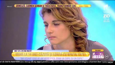 Ancuța, mămică la 17 ani! Însărcinată, la 14 ani, a fost bătută cu brutalitate: "Am dormit la poartă"