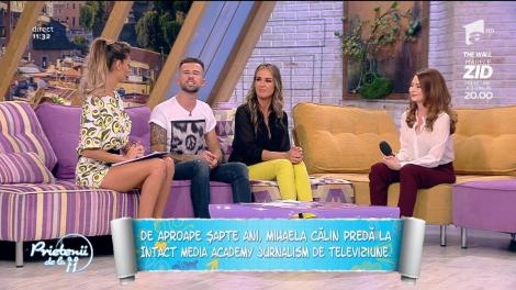 De aproape șapte ani, Mihaela Călin predă la Intact Media Academy jurnalism de televiziune