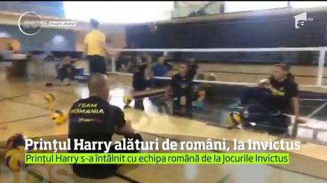 Echipa României la Jocurile Invictus, vizitată de Prinţul Harry al Marii Britanii
