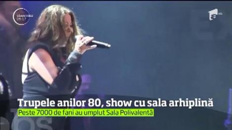 Trupele anilor 80 au făcut show pe scena Sălii Polivalente din Cluj