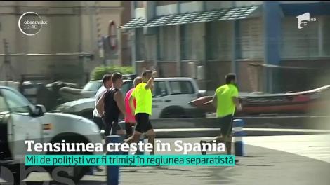 Tensiunea crește în Spania. Referendumul pentru independența Cataloniei are loc pe 1 octombrie