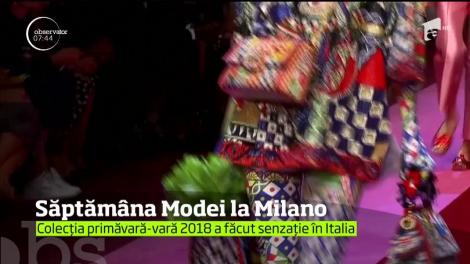 Dolce & Gabbana a fost în centrul atenţiei la Milano