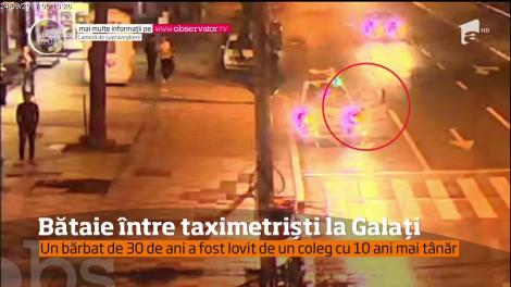 Doi taximetrişti care s-au luat la pumni, la un pas să declanşeze o bătaie generală în Galaţi