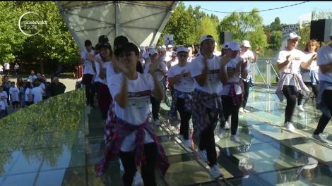 Nicio zi fără mişcare! Zeci de copii s-au adunat în Parcul IOR din capitală ca să arate că sportul e amuzant şi nu e chiar atât de complicat