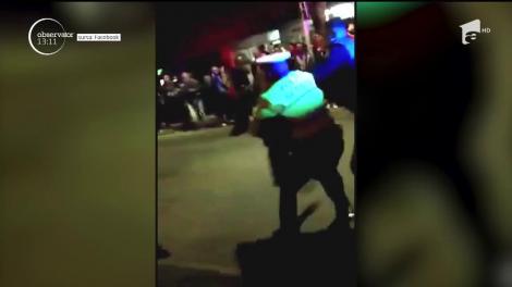 Scandal-monstru în centrul oraşului Hunedoara