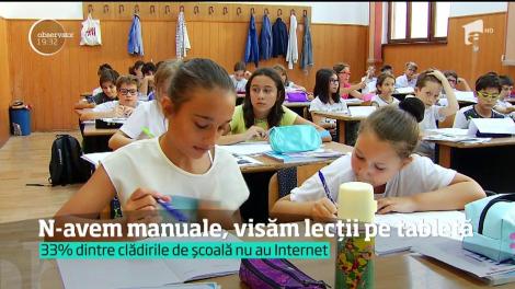 N-avem manuale, dar visam lecții pe tabletă. Ministerul Educaţiei vrea digitalizarea cât mai rapidă a şcolilor din România