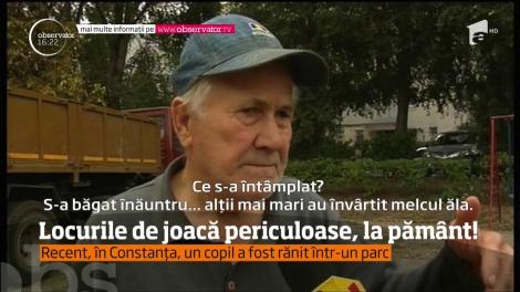 În Constanţa, primăria demolează 70 de locuri de joacă