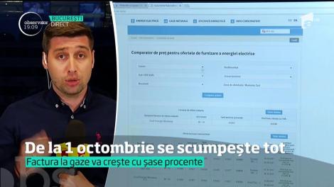 Avalanșă de scumpiri de la 1 octombrie! Cresc prețurile la gaze, curent și carburanţi