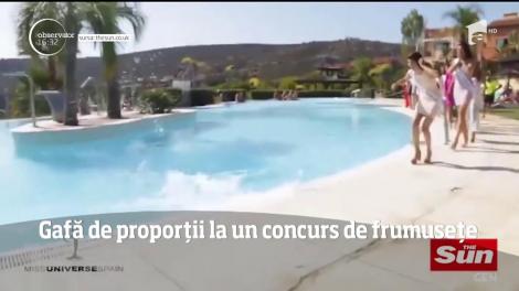 Gafă de proporții la un concurs de frumusețe