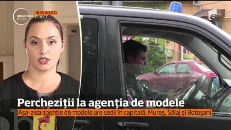 Percheziții la o agenţie de modele