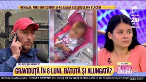 Tatăl acuzat că este violent cu fosta iubită gravidă în opt luni se apără: ”Nu am bătut-o”