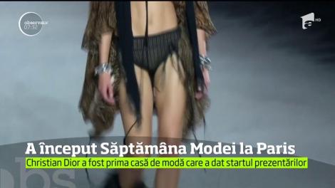 Săptămâna Modei la Paris a început oficial, iar prima casă de modă care a dat startul prezentărilor a fost Christian Dior