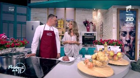 Cătălin Ilinca găteşte "Rinichi de viţel cu sos de muştar şi piure de cartofi"