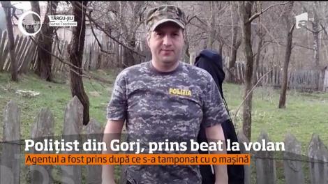 Polițist din Gorj, prins beat la volan