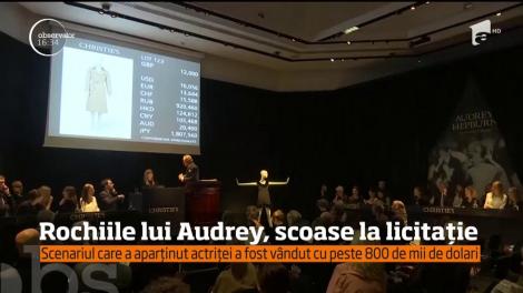Colecţia de haine a celebrei actriţe Audrey Hepburn a fost scoasă la licitaţie