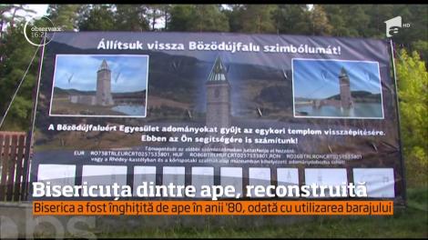 Bisericuţa dintre ape din Bezid, reconstruită