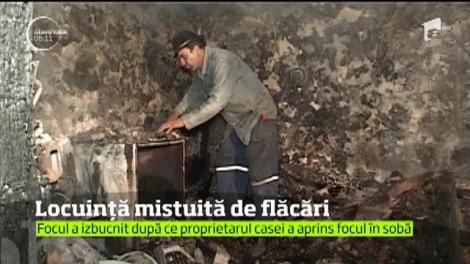 Şi-a făcut focul în sobă, a plecat să cumpere pâine iar când s-a întors acasă şi-a găsit munca de-o viaţă făcută scrum!