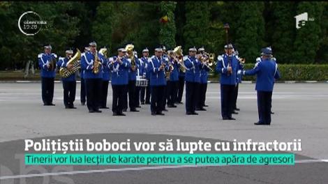 Bobocii de la Academia de Poliţie au dat astăzi primul test