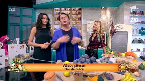 Reţeta lui Vlăduţ: "Dor de dulce" cu prune şi nuci