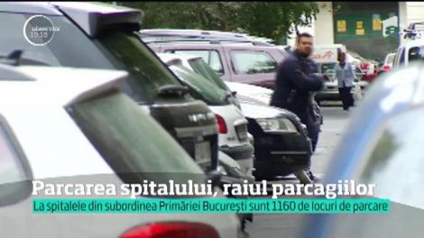 Paznicul a devenit primul om căutat în spital. Are mereu o soluţie pentru şoferii care nu găsesc un loc de parcare