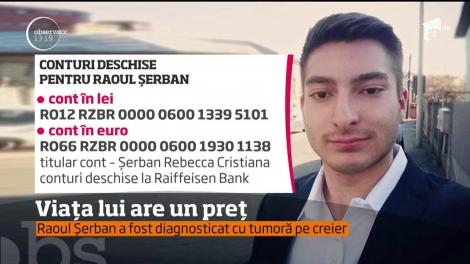 Un tânăr de 18 ani diagnosticat cu tumoră pe creier are nevoie de ajutorul nostru