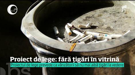 Un deputat vrea să scoată pachetele de ţigări din vitrina magazinelor. Sunt ca o ispită, spune el. Iar adolescenţii sunt uşor de ademenit