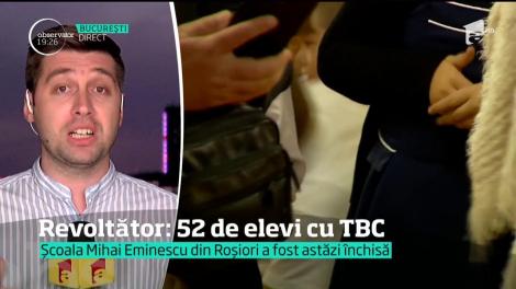 Focarul de tuberculoză de la şcoala din Roşiori de Vede se extinde dramatic. 52 de copii au fost depistaţi pozitiv la teste