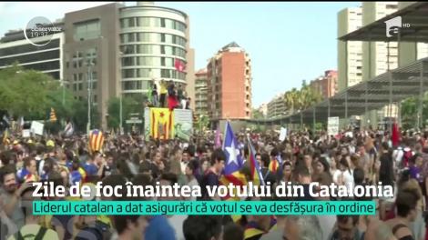 Tensiunea e la cote maxime în Catalonia