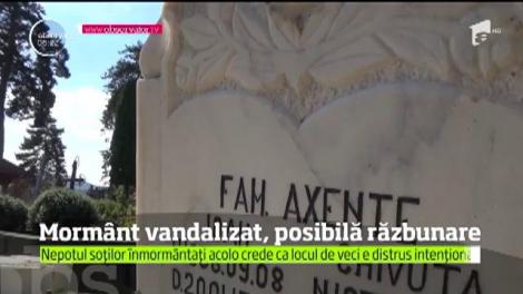 Mormânt vandalizat într-un cimitir din Bistriţa Năsăud!