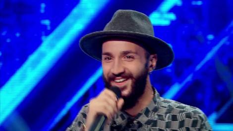 Salvatore, un italiano vero! O monedă de 10 bani l-a adus pe scena ”X Factor”