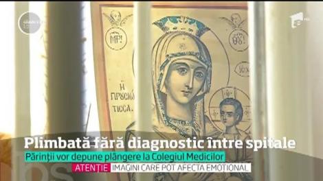 O fetiţă de opt luni a murit - fără un diagnostic clar - după ce a fost plimbată prin spitalele din Râmnicu Vâlcea şi Bucureşti