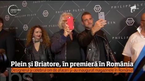Designerul german Philipp Plein şi celebrul om de afaceri Flavio Briatore au ajuns în Bucureşti