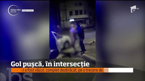 Intervenţie neobişnuită la Piteşti, unde poliţiştii şi jandarmii au avut de rezolvat un caz de nuditate absolută!