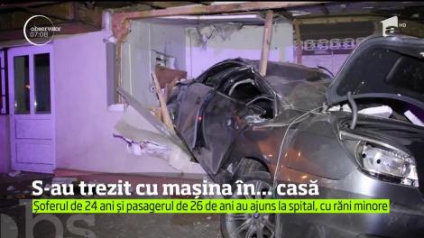 Accident spectaculos şi. supravieţuire miraculoasă, în această dimineaţă, în Buzău!