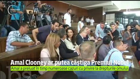 Amal Clooney ar putea fi nominalizată la Premiul Nobel pentru pace