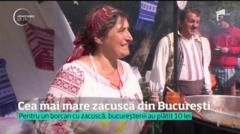 Cea mai mare zacuscă din Bucureşti