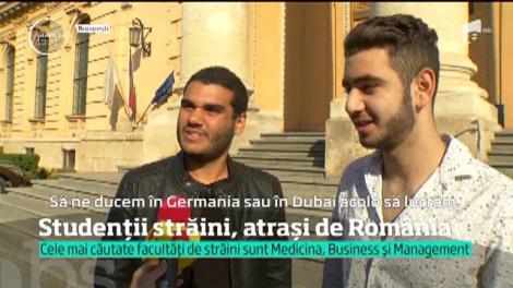 Studenţii străini sunt atraşi de facultăţile din România
