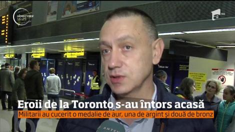 Eroii de la Toronto s-au întors victorioşi acasă