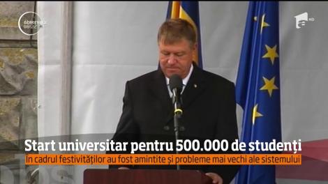 Start universitar pentru peste 500 de mii de studenţi