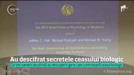 Au primit Nobelul după ce au reuşit să descifreze secretele ceasului biologic