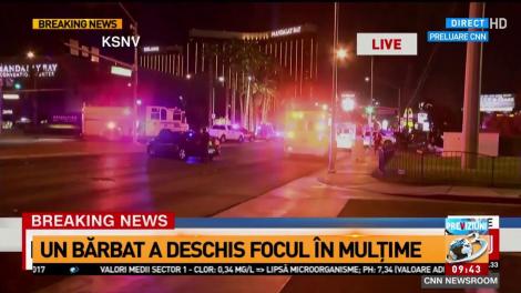 UPDATE: Bilanțul morților a ajuns la peste 50 de persoane / Atac armat în Las Vegas, la un festival de muzică! Sute de oameni fug disperați, sub focul unei mitraliere