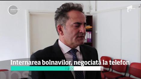 Internarea bolnavilor în Spitalul Municipal din Râmnicu Sărat se negociază la telefon cu medicul de gardă