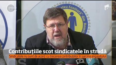 Mutarea contribuţiilor sociale de la angajator la angajat scoate sindicatele în stradă