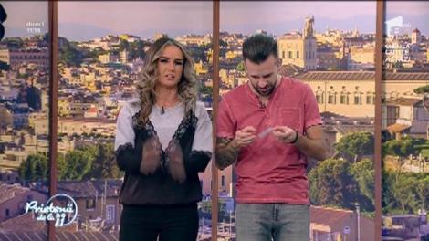 Ristei dă din casă, iar iubita este pe fază: ”Uneori am glume mai deplasate în emisiune cu anumite domnișoare... îi vine să-mi ia gâtul!”