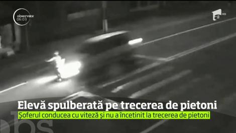 Un accident şocant a fost surprins de o cameră de supraveghere, într-o comună din Neamţ