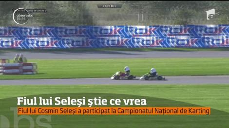 Weekend plin de emotii pentru Cosmin Seleşi! La numai şase ani, fiul său a participat la prima lui cursa in Campionatul National de Karting