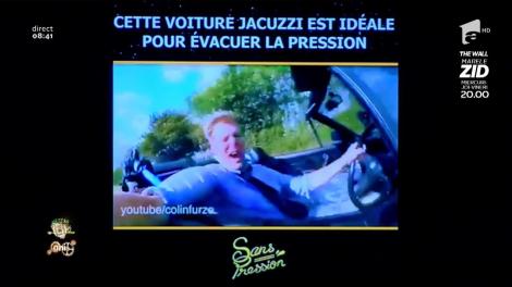 Chiar dacă vara s-a dus, luați aminte! Maşina cu jacuzzi și grătar, ultima fiţă de pe șosele